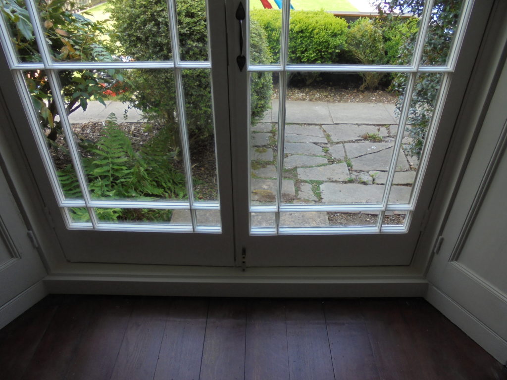 Timber Window Conservation - wood framed casement doors project