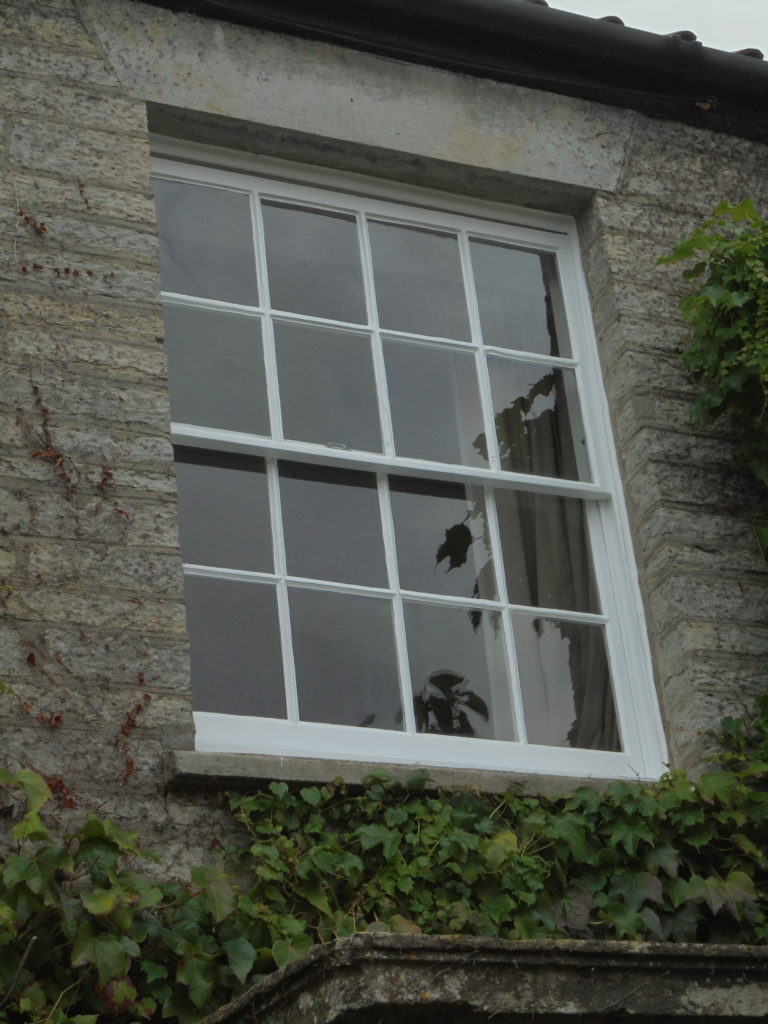 Timber Window Conservation - timber framed sash window restoration