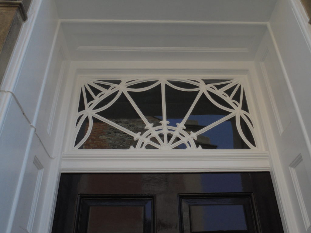 Timber Window Conservation - Entrance door redecoration project