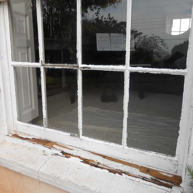 Timber Window Conservation - preparing to start a restoration project