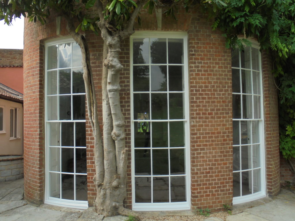 Timber Window Conservation - Wood framed sash window project completed