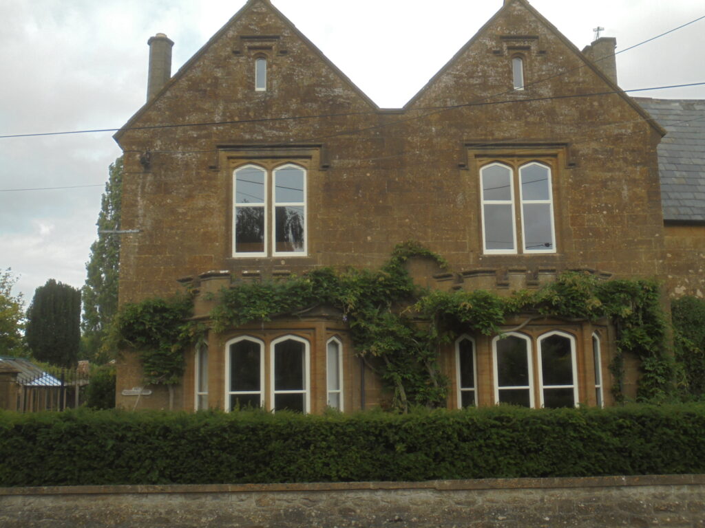 Timber Window Conservation - wood framed leaded windows in a listed building, restored